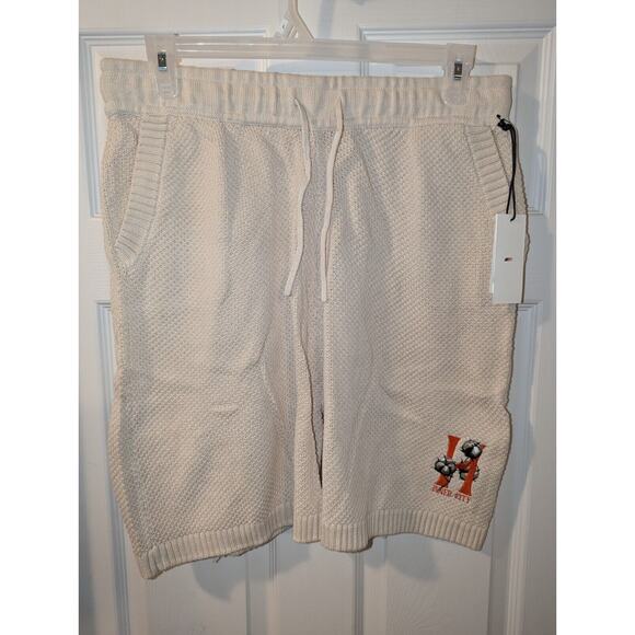 Honor The Gift Shorts Men's Large Embroidered H Logo Handcrafted Terry Cotton - Picture 1 of 11